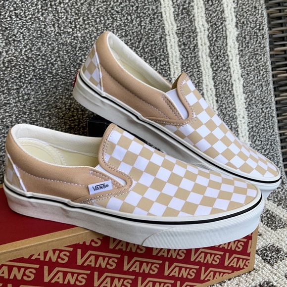 Vans Classic Slip-On Checkerboard Frappe/True White WMNS - Picture 8 of 16